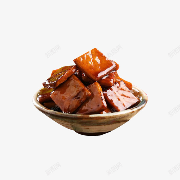 菇嫩豆干豆制品png免抠素材_新图网 https://ixintu.com 网红零食 小吃 蒸豆腐 嫩豆干