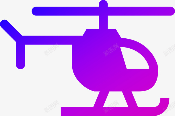 蓝紫色渐变直升机矢量放大方便png免抠素材_新图网 https://ixintu.com 蓝紫色 渐变 直升机 矢量 放大 方便