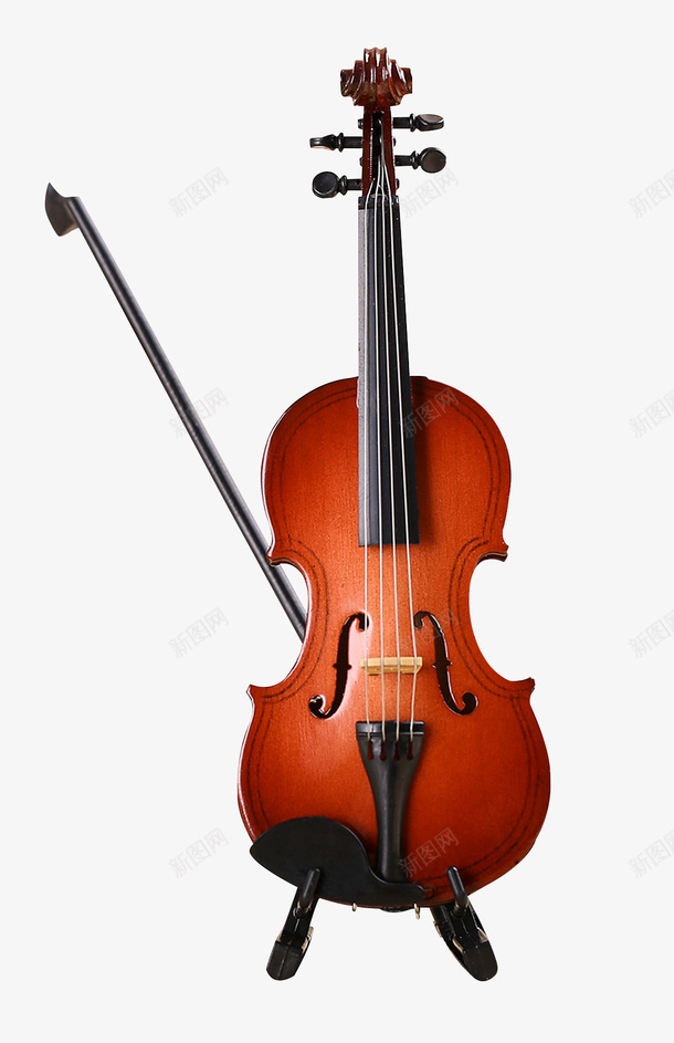 一只漂亮的小提琴png免抠素材_新图网 https://ixintu.com 小提琴 音乐 中国风 乐器