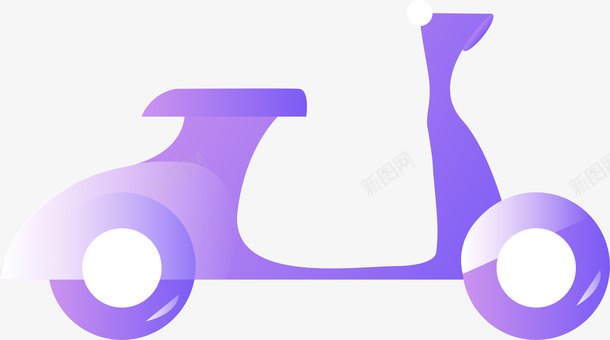 紫色几何圆形摩托车png免抠素材_新图网 https://ixintu.com 紫色 几何 圆形 摩托车