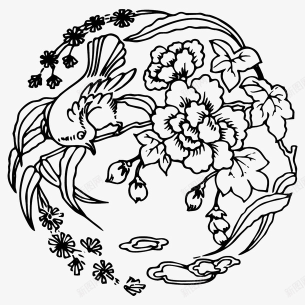 花纹圆形传统图案ai免抠素材_新图网 https://ixintu.com AI格式 中国传统 传统图案 古典花纹 圆形 形状圆图案图标 花纹