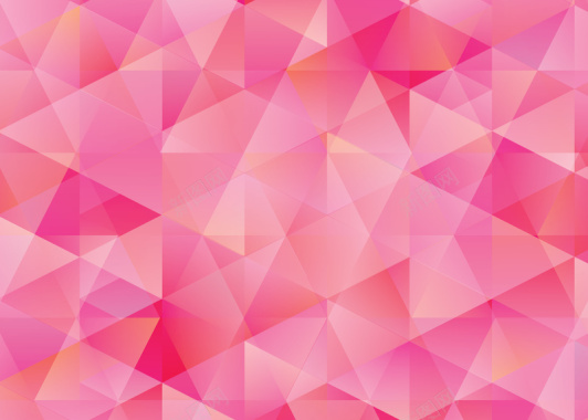 粉红色多边形晶体高清图片背景