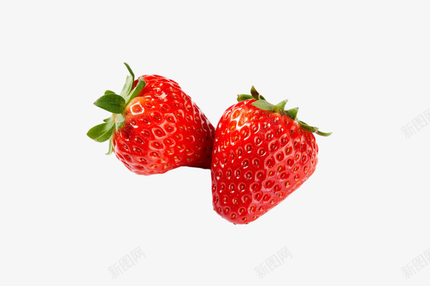 鲜红的草莓透明图png免抠素材_新图网 https://ixintu.com 鲜 红 的 草莓透明图