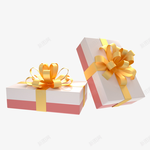 精美立体包装礼物盒png免抠素材_新图网 https://ixintu.com 精美 礼物 包装 盒子