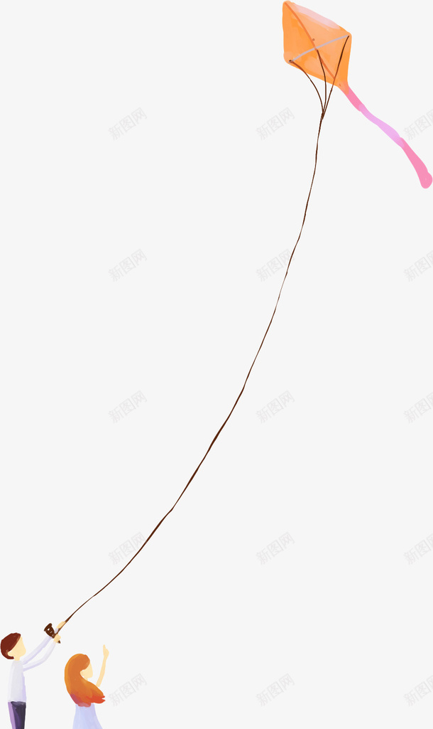 立春放风筝素材png免抠素材_新图网 https://ixintu.com 立春 春天 风筝 快乐