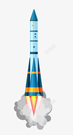 手绘航空火箭火箭航天航空太空高清图片