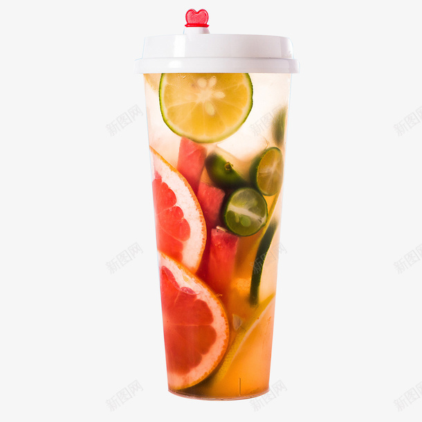 霸气的水果茶png免抠素材_新图网 https://ixintu.com 水果茶 茶 水果 超级水果茶