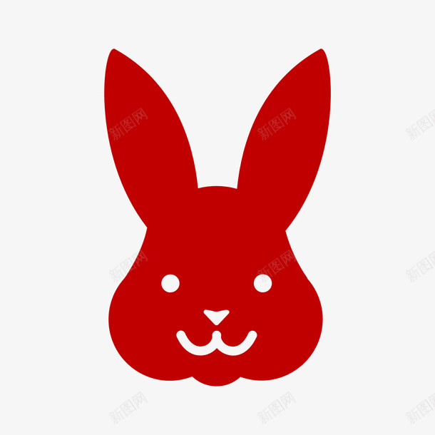 红色的兔子png免抠素材_新图网 https://ixintu.com 红色 兔子 漂亮 可爱