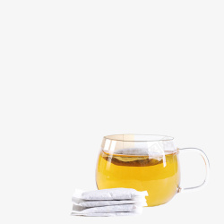 茶袋泡茶照片茶包袋泡茶茯苓茶高清图片