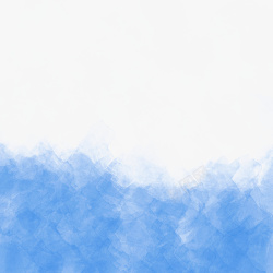 水彩的画笔天空蓝水彩画笔手绘高清图片
