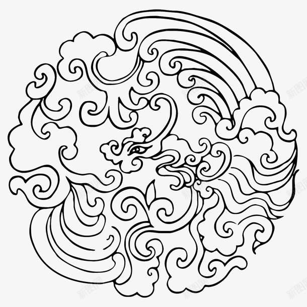 花纹圆形传统图案ai免抠素材_新图网 https://ixintu.com AI格式 AI符号 中国传统 传统图案 古典花纹 圆形 花纹
