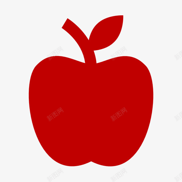 红色的苹果png免抠素材_新图网 https://ixintu.com 红色 心情 好吃 苹果
