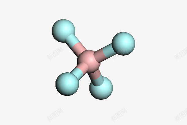 四氟化硼分子png免抠素材_新图网 https://ixintu.com 化学 离子液体 分子结构 四氟化硼