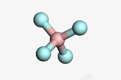 四氟化硼分子素材