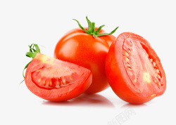 番茄叶高清新鲜蔬菜西红柿番茄高清图片