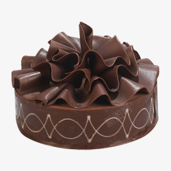 精致的巧克力蛋糕素材