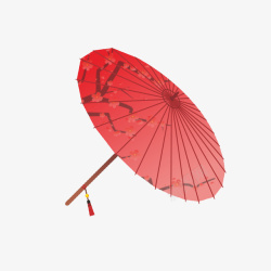 自用储水古风伞透明自用素材高清图片