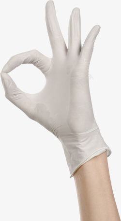 医用背景一次性PVC医用手套免扣元素高清图片