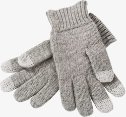 灰色手套一双素材