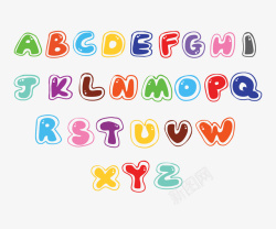 几何字母字母图标元素集合高清图片