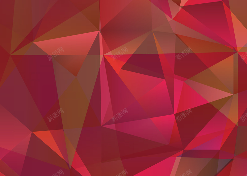 红色的多边形晶体高清背景图jpg设计背景_新图网 https://ixintu.com 多边形 晶体 图片 高清
