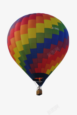 热气球升空升空的热气球远景高清图片
