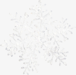 结晶一片雪花结晶高清图片