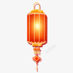 新年中国节红色灯笼素材