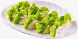 蔬菜饺东北白菜蒸饺高清图片