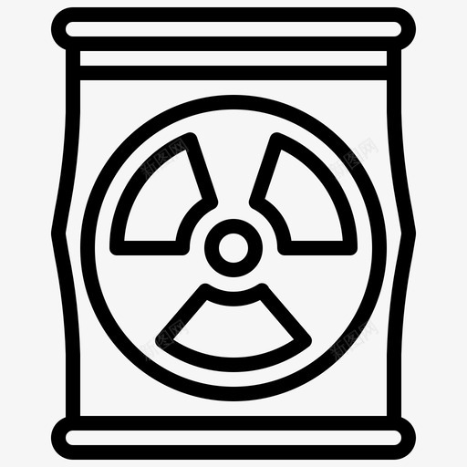 放射性桶装生态环境svg_新图网 https://ixintu.com 放射性 桶装 生态 环境污染 垃圾