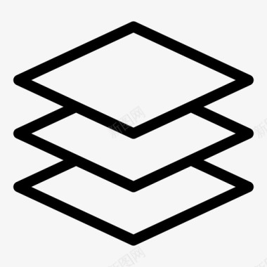图层图形设计图形工具图标
