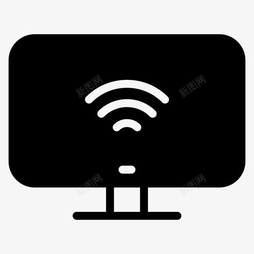 计算机wifiwifi连接wifi网络svg_新图网 https://ixintu.com 计算机 连接 网络 信息技术