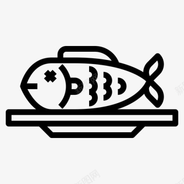鱼动物异国情调图标