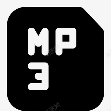 mp3文件扩展名播放器图标