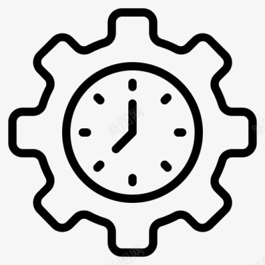 时间管理装备生产力图标