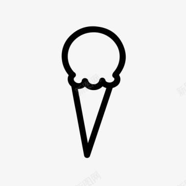 冰淇淋甜点请客图标