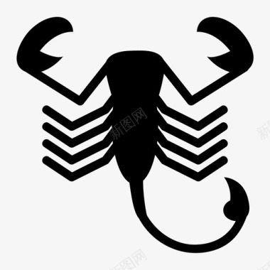 蝎子虫子昆虫图标