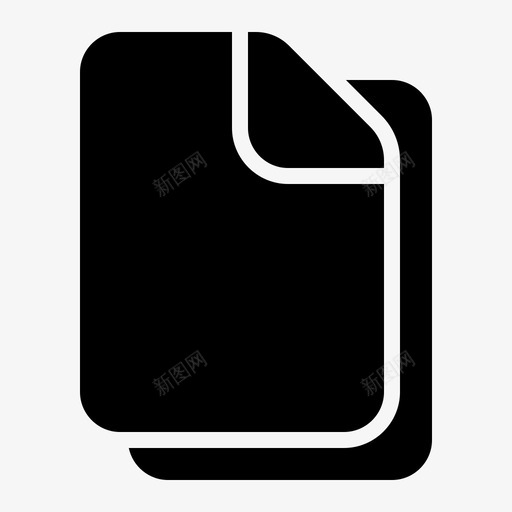 复制文件文档纸张svg_新图网 https://ixintu.com 文件 复制 文档 纸张 文件夹