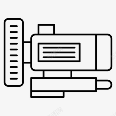 鼓风机空气灰尘图标