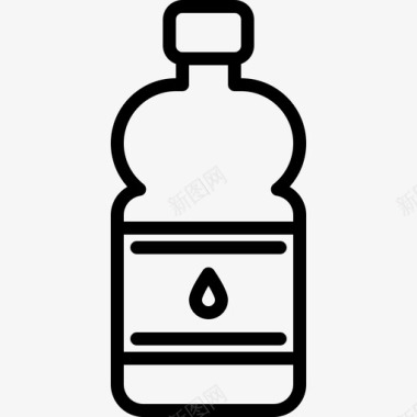 水瓶脱水饮料图标