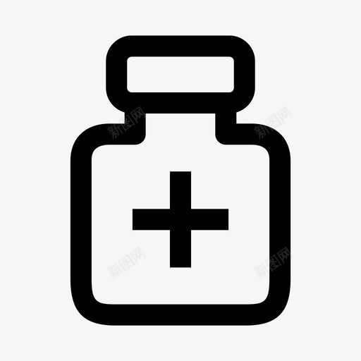 抗生素药医疗线svg_新图网 https://ixintu.com 药药 抗生素 医疗