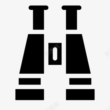 望远镜眼睛护目镜图标