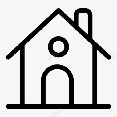 房屋建筑财产图标
