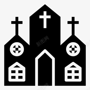 宗教天主教基督教图标