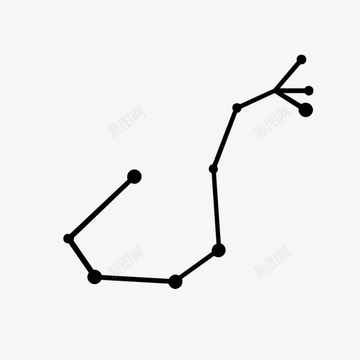 天蝎座星座猎户座svg_新图网 https://ixintu.com 天蝎座 星座 猎户 天空 黄道 十二