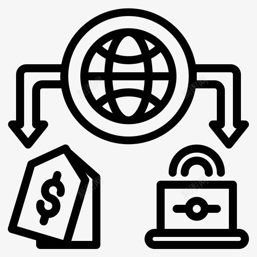 贸易市场在线svg_新图网 https://ixintu.com 在线 贸易市场 商店 解决方案 业务