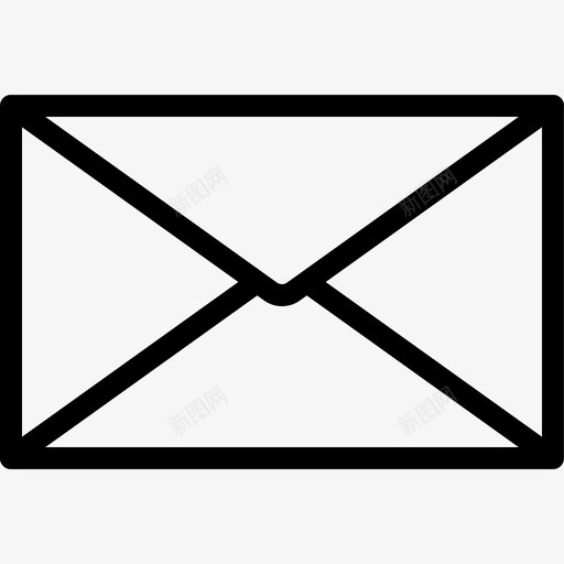信封背面闭合邮件消息svg_新图网 https://ixintu.com 信封 背面 闭合 邮件 消息 图标 轮廓