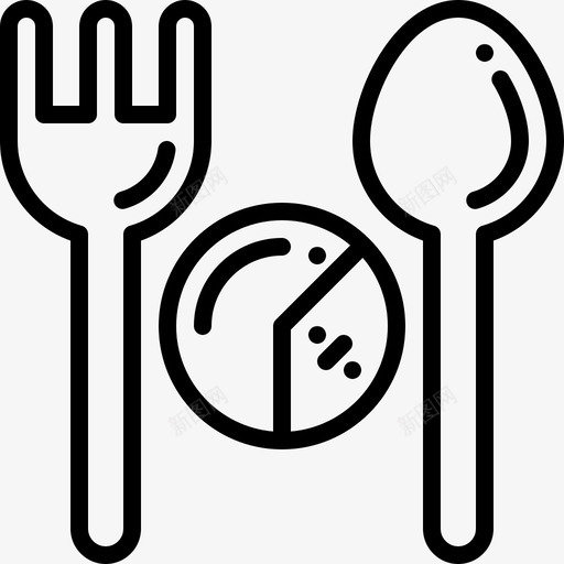 餐馆吃食物svg_新图网 https://ixintu.com 餐馆 吃食 食物 叉子 勺子 假日 甩卖