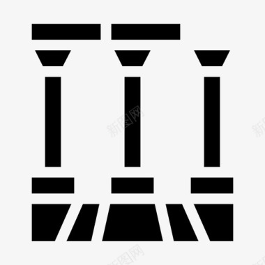 阿波罗神庙欧洲希腊图标