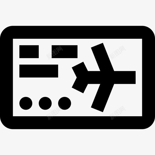 机票登机牌航班旅行svg_新图网 https://ixintu.com 机票 登机 航班 旅行 预订 座位 机场 轮廓